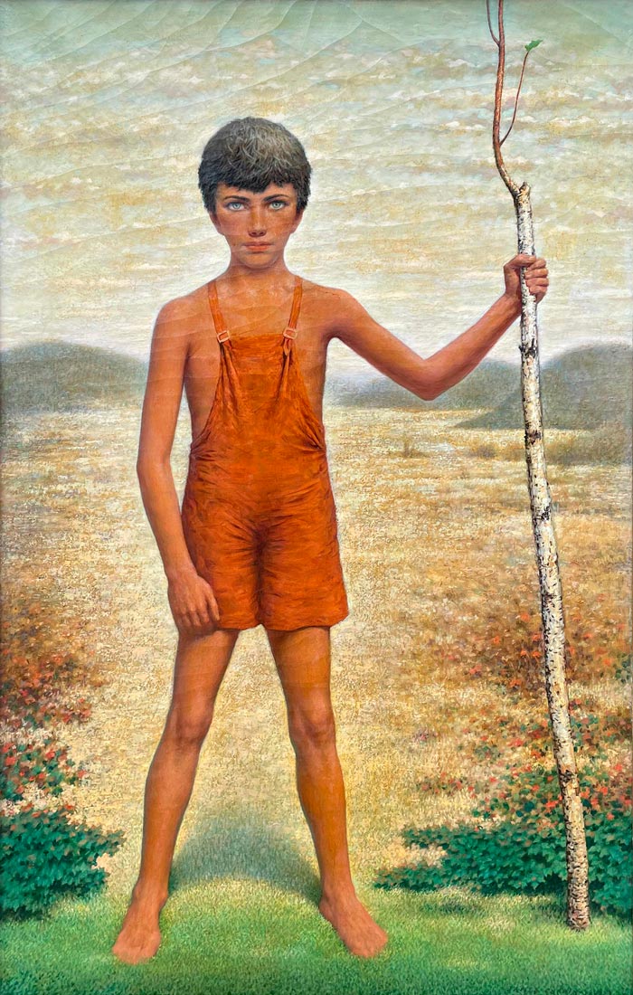 Boy with Staff / Sentimental Recall of a Lost Innocence (Мальчик с посохом / Сентиментальное воспоминание об утраченной невинности), 1942-1943