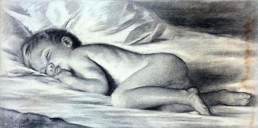 Little Boy Asleep (Спящий мальчик), 1947