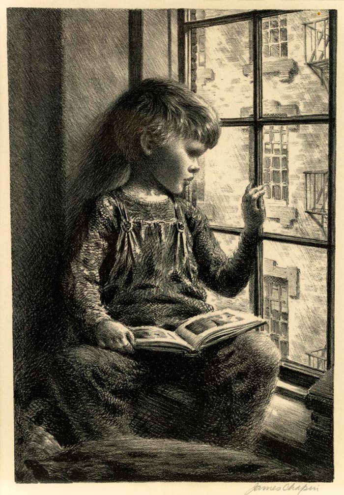 Child at Window (Мальчик в окне), 1949