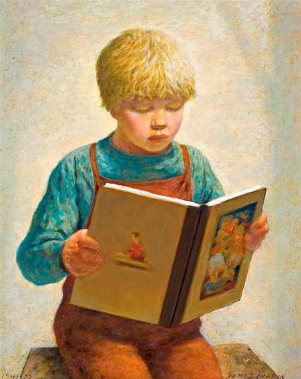 Little Boy Reading (Читающий мальчик)