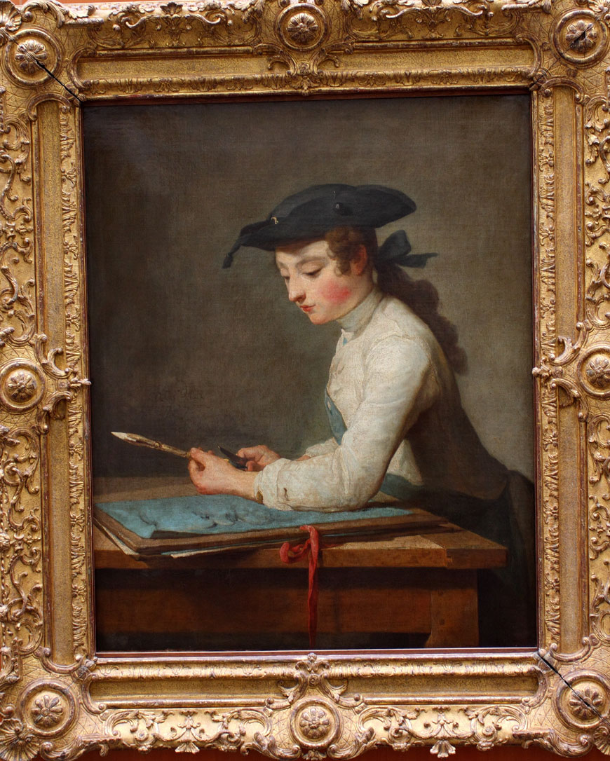 The Young Draughtsman (Юный рисовальщик), 1737