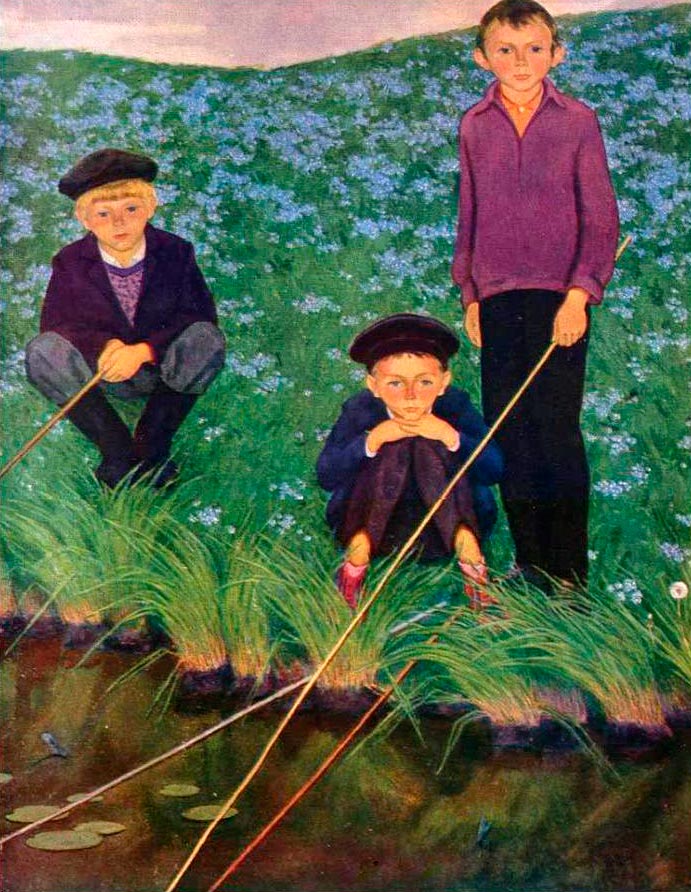 Толя, Слава и Вова из деревни Кишарино (Tolya, Slava and Vova from the village of Kisharino), 1972