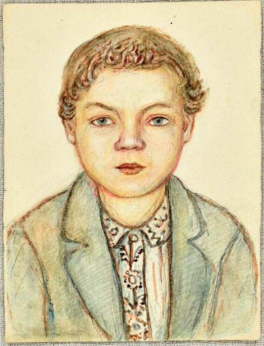 Мальчик с кудрявыми волосами (Boy with curly hair), 1920/1940-е