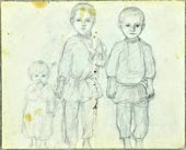 Three children's figures