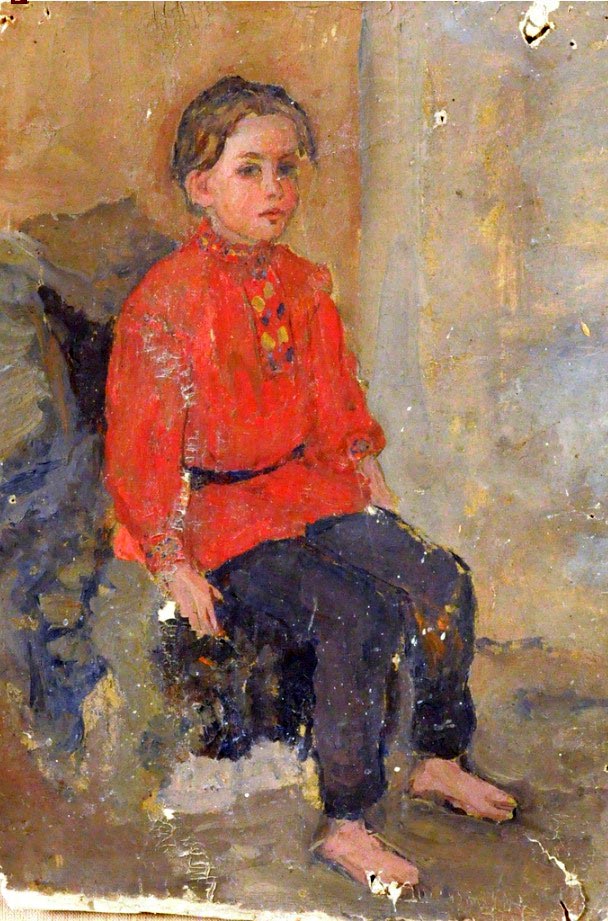 Мальчик в красной рубашке (Boy in a red shirt)