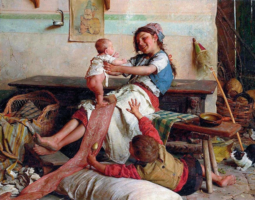 Affetto fraterno (Братская привязанность), c.1900