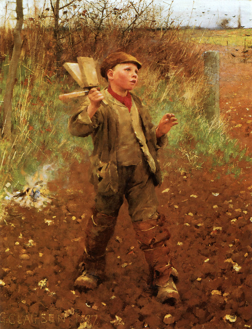 Bird scaring (Отпугивание птиц), 1887