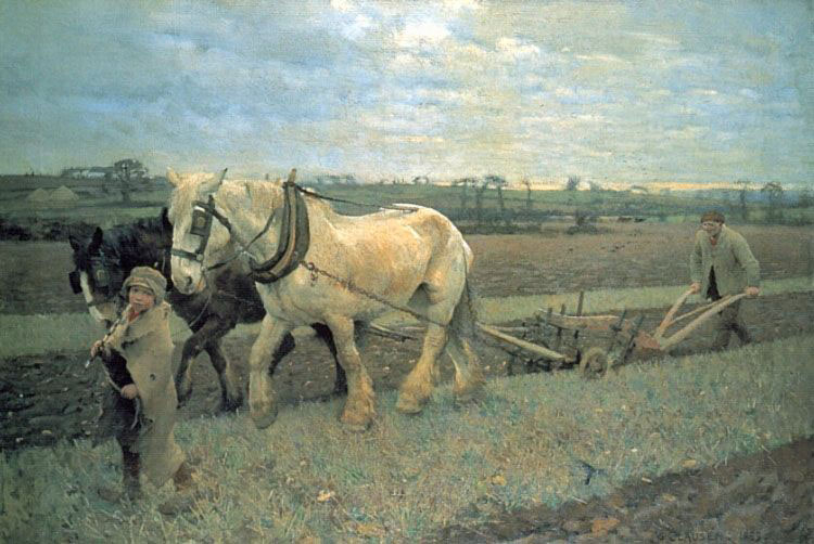 Ploughing (Пахота), 1889