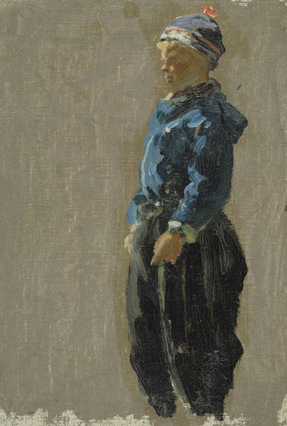 Study of a boy wearing Dutch costume (Эскиз мальчика в голландском костюме)