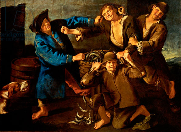 Brawl between Boys (Драка между мальчиками), 1705-1710