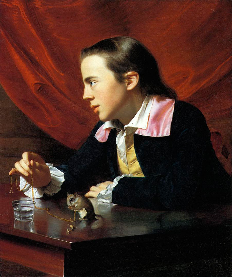 Boy with a Squirrel (Мальчик с белкой), 1760 