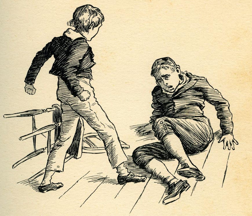Oliver Twist and Noah fight (Оливер Твист и Ной дерутся), 1913