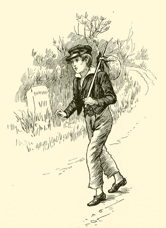 Oliver Twist, on His Way to London (Оливер Твист на своём пути в Лондон), 1913