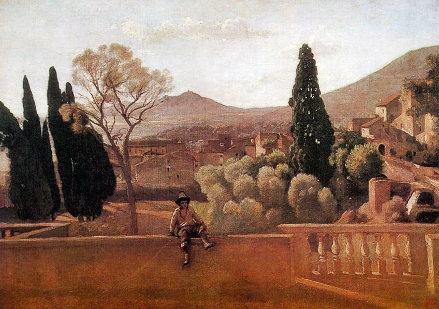 Gardens of the Villa d`Este at Tivoli (Сады виллы Д'Эсте в Тиволи), 1843