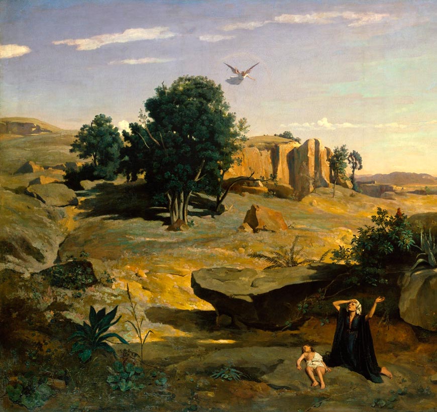 Hagar in the Wilderness (Агарь в пустыне), 1835