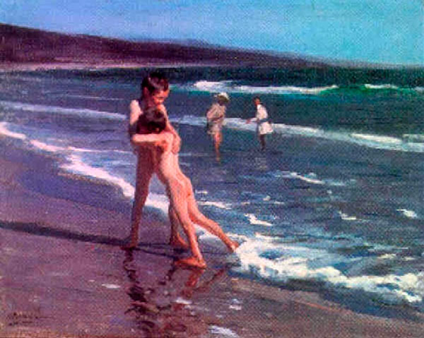 On the beach (На берегу), 1917