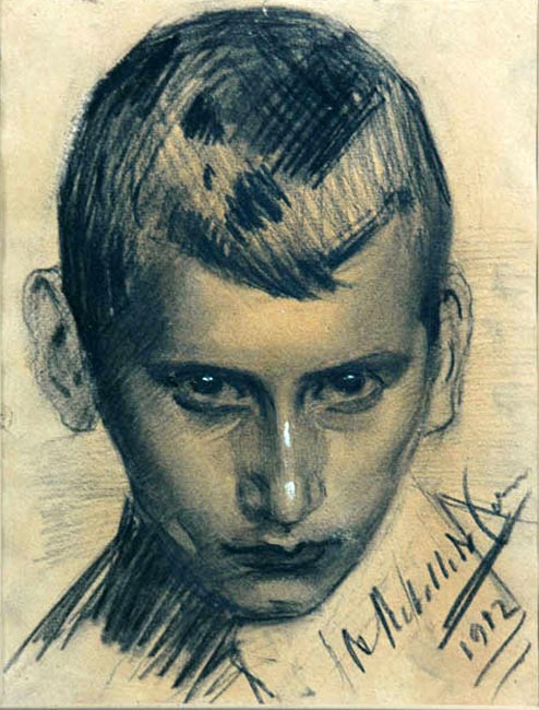 Cabeza de niño (Голова мальчика), 1912