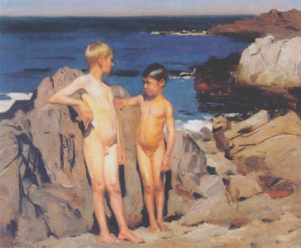 The two bathers (Два пловца)