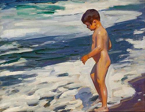 Boy in the shore (Мальчик на взморье)