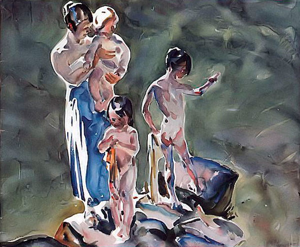 Sun bathers (Купающиеся в солнце), 1933