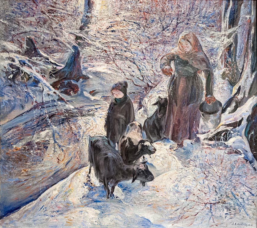 Woman, Boy, and Goats (Женщина, мальчик и козы)