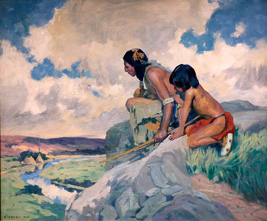 Overlooking the Valley (Вид на долину), 1923