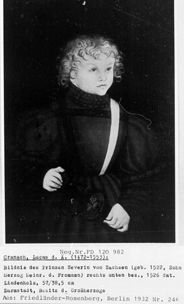 Prinz Severin von Sachsen (Принц Северин фон Сахсен), 1526