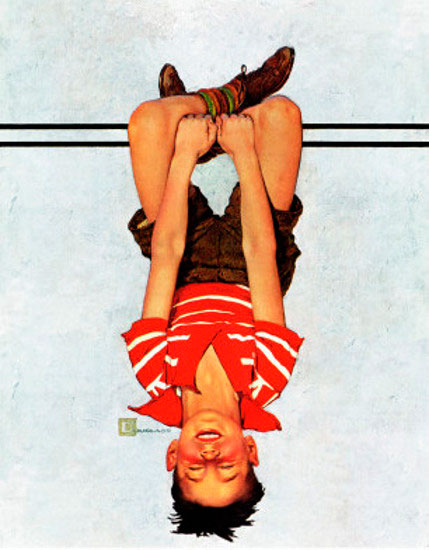 Hanging Upside Down (Повиснув вниз головой), 1940