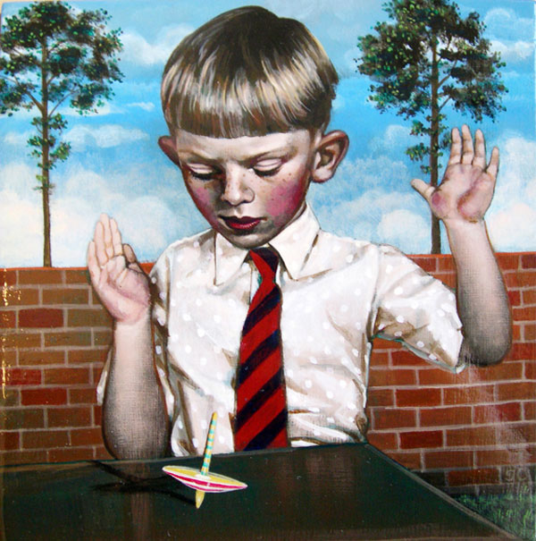 Boy Spinning Top (Мальчик, раскручивающий волчок), 2004