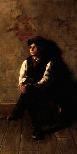 Shoe shine boy (Мальчик-чистильщик обуви), 1884