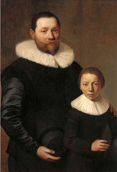 Double portrait of a father and son (Двойной портрет отца и сына), 1594