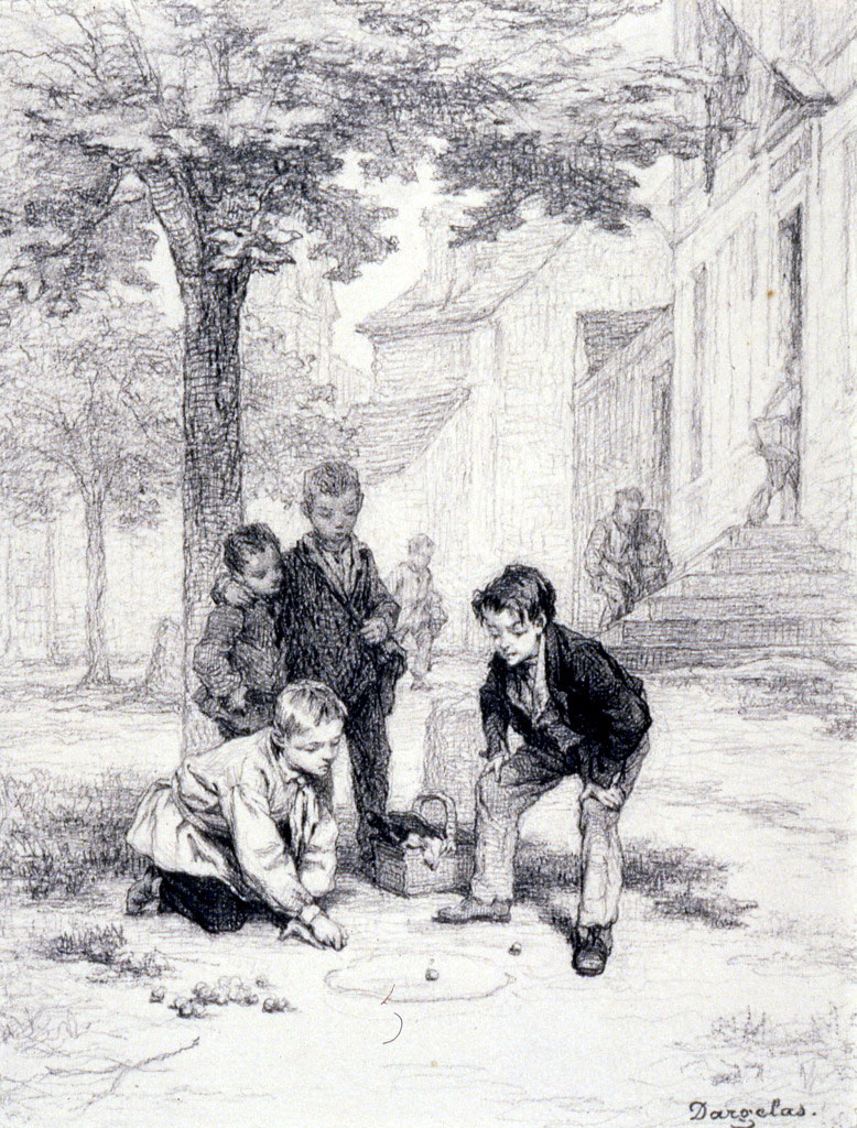 Boys Playing Marbles (Мальчики, играющие в кости)