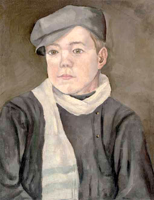 Мальчик в кепке (The boy in the cap), 1914