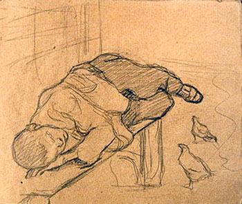 Спящий мальчик (Sleeping boy), 1915