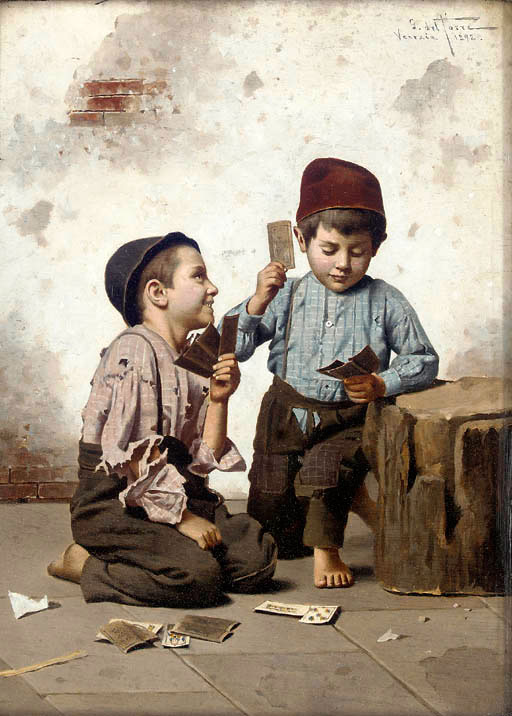 A game of cards (Игра в карты), 1892