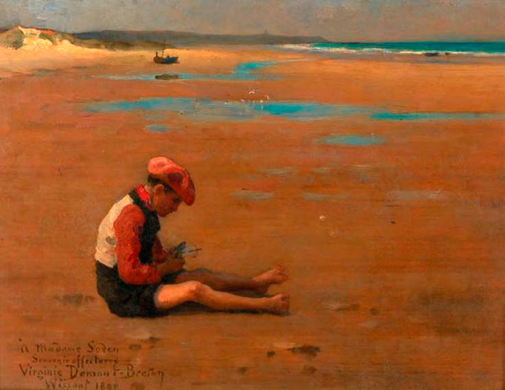 Jeune garçon sur la plage (Мальчик на пляже), 1890