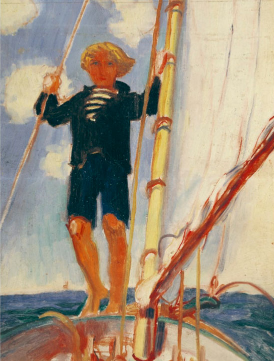 Dominique on the Isard, 1923