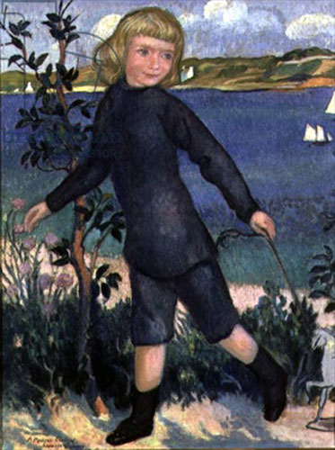 Joel with a Wooden Horse (Джоэль с деревянной лошадкой), c.1896