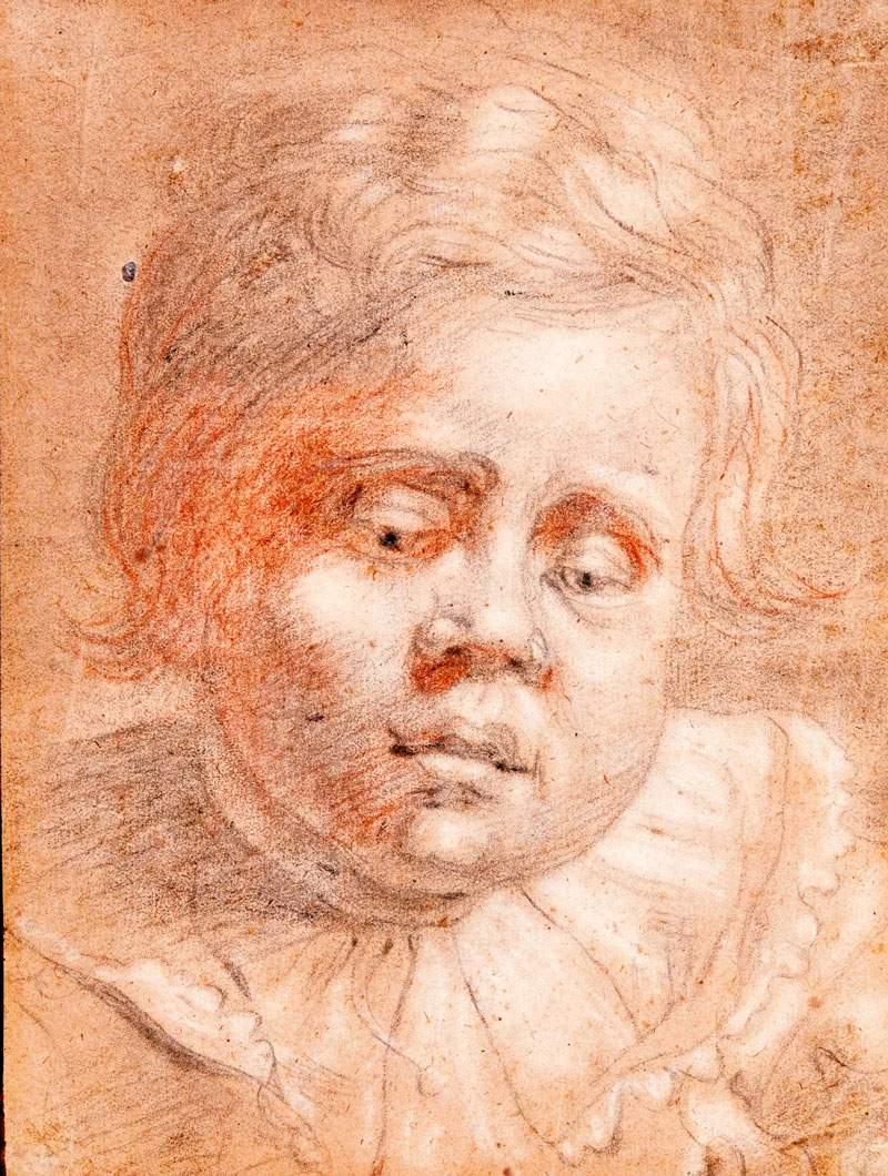 Head study of a boy (Эскиз головы мальчика)