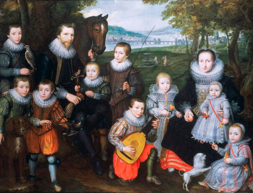 Portrait of a family group (Портрет семейной группы), c.1630