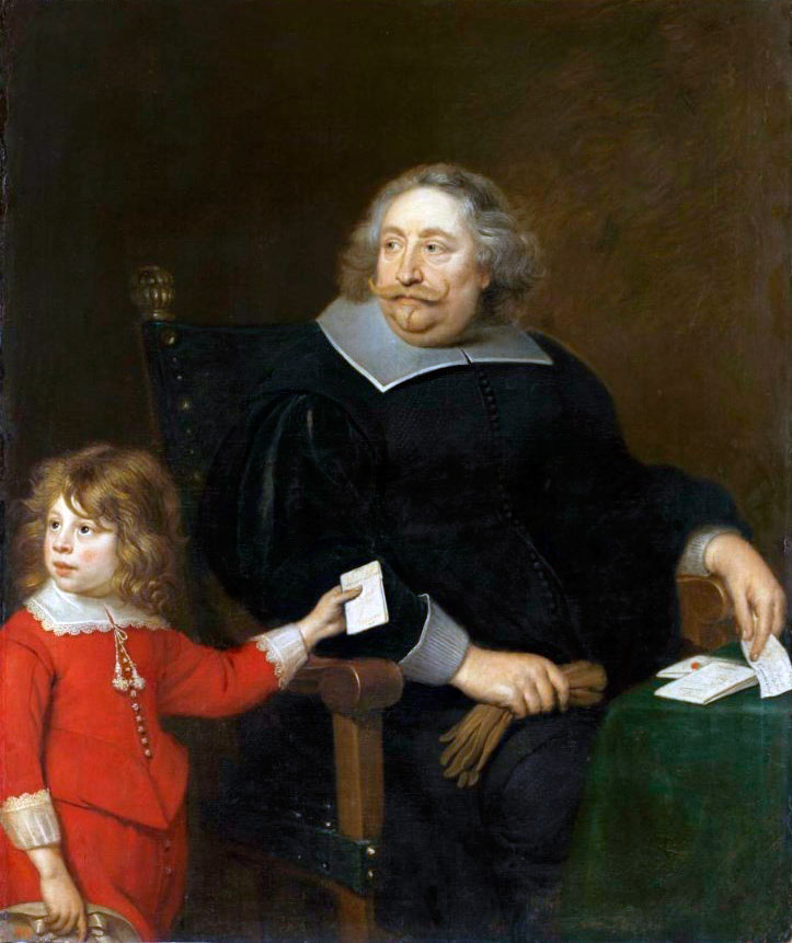 Salomon Cock with his son (Саломон Кок с сыном), c.1640