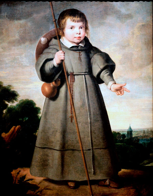 Portrait of a child in a pilgrim (Портрет ребёнка в странствии), 1640