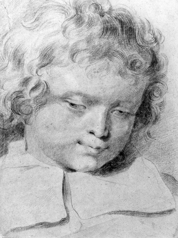 Head study of a child (Эскиз головы ребёнка)