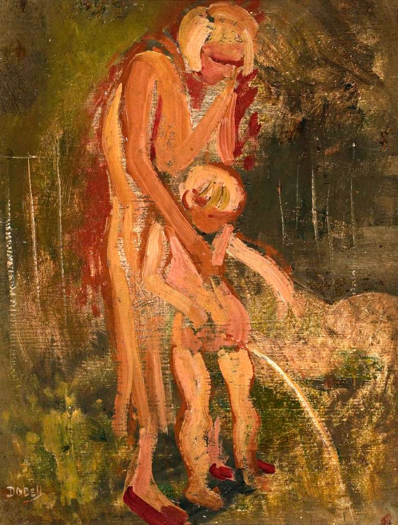 Mother and child (Мать и ребёнок), 1948