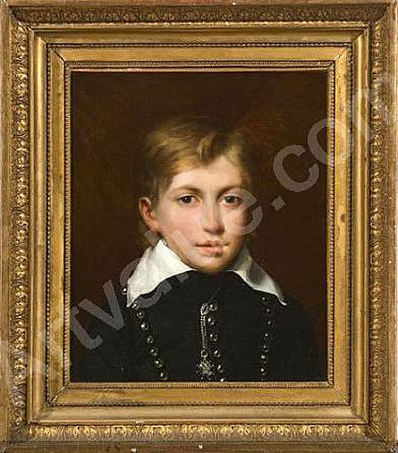 Portrait présumé d’Henri V enfant, futur Comte de Chambord (Предположительно, портрет ребёнка Генриха V, будущего графа де Шамбо)