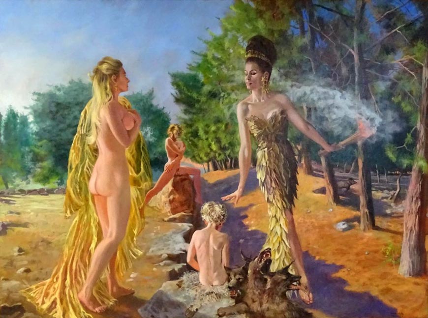Aphrodite Entrusting Adonis to Persephone (Афродита доверяет Адониса Персефоне), 1995