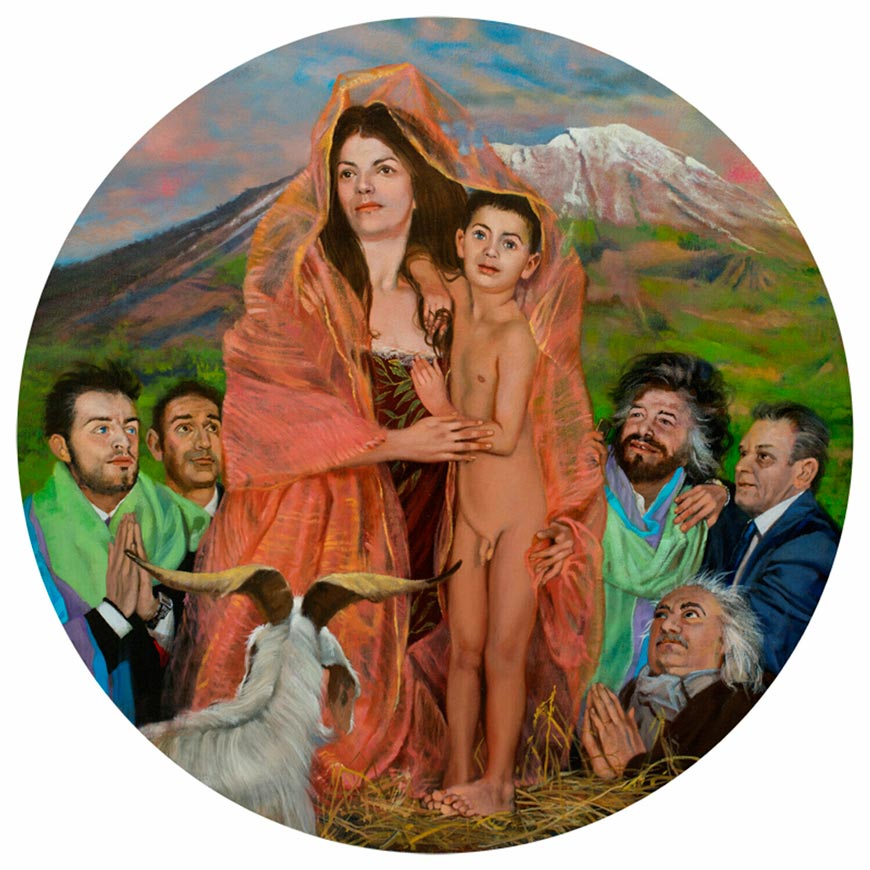 La Madonna del Vesuvio con i cinque penitenti (Мадонна Везувия с пятью кающимися), 2010