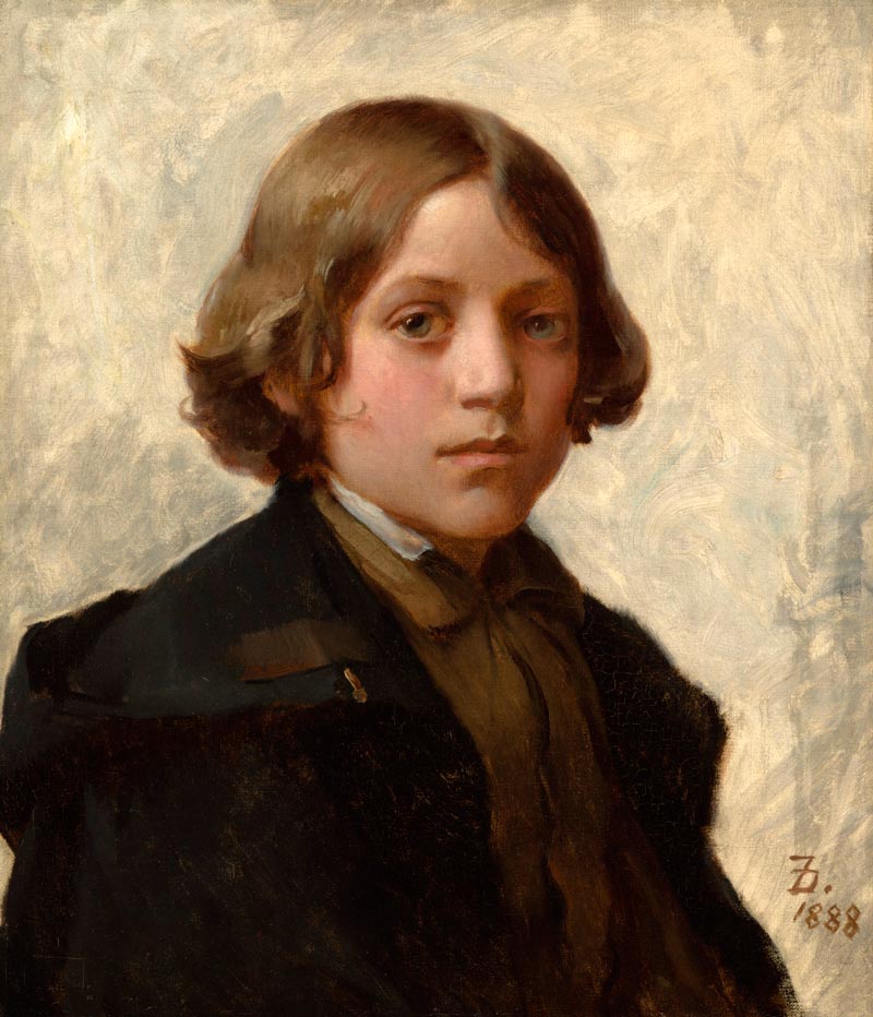 Boy Wearing Cloak (Мальчик в плаще), 1888