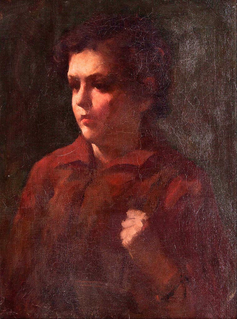 Study of a School Boy (Эскиз школьника), c.1895