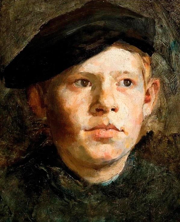 Young Boy Wearing a Cap (Мальчик в кепке)